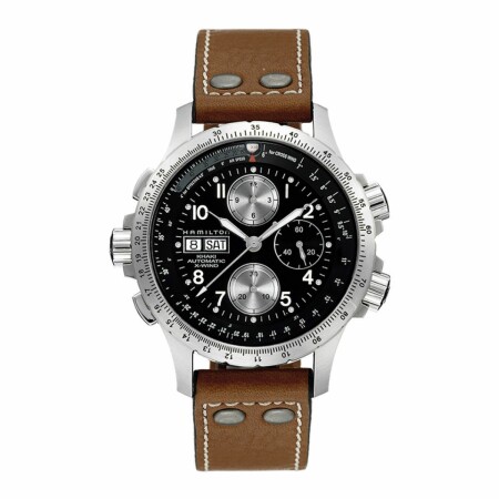 Montre Hamilton Khaki Aviation X-Wind Auto Chrono H77616533