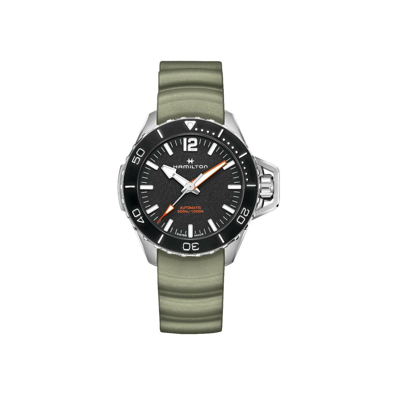 Montre Hamilton Khaki Navy Frogman Auto H77825331