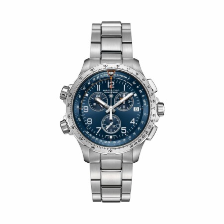 Montre Hamilton Khaki Aviation Khaki X-Wind GMT Chrono Quartz