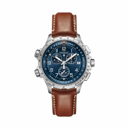 Montre Hamilton Khaki Aviation Khaki X-Wind GMT Chrono Quartz