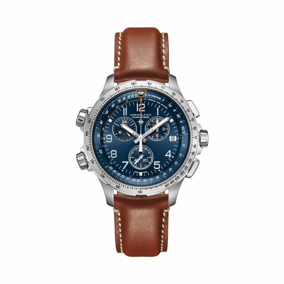 Hamilton Khaki Aviation Khaki X-Wind GMT Chrono Quartz watch