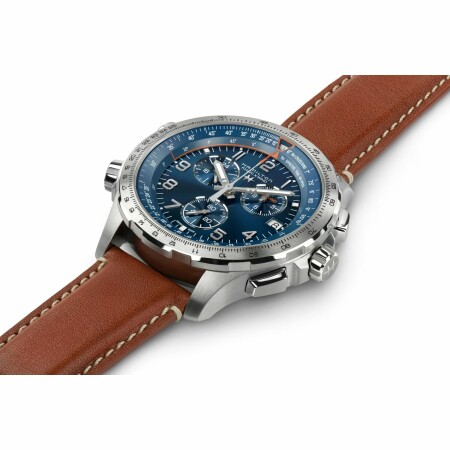 Montre Hamilton Khaki Aviation Khaki X-Wind GMT Chrono Quartz