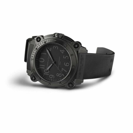 Montre Hamilton Khaki Navy BeLOWZERO Titanium Auto H78505330