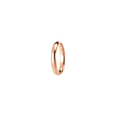 Alliance Classique Jonc Parisien Allégé en or rose, largeur 3.5mm