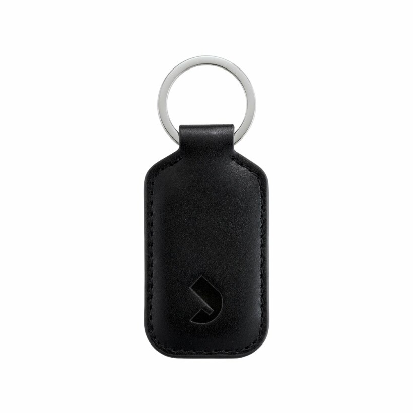 Porte clés Jourdan Bijoux Sherlock en cuir noir