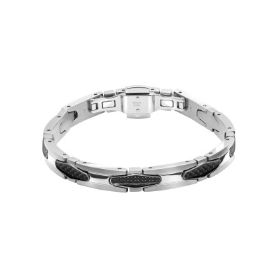 Bracelet Rochet Gatsby GT en acier et PVD noir