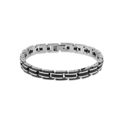 Bracelet Rochet NEXUS en acier pvd noir