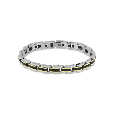 Bracelet Rochet NEXUS en acier pvd jaune
