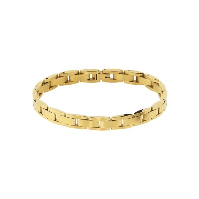 Bracelet Rochet FAME en acier pvd jaune satiné