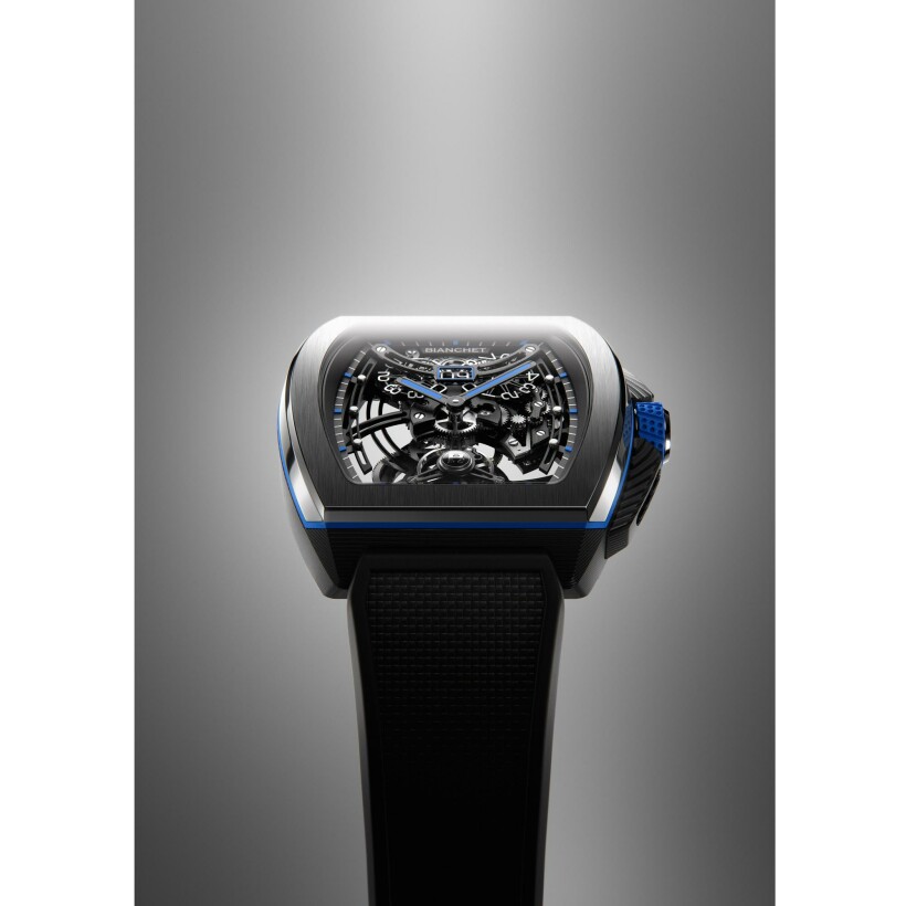 Montre Bianchet B1.618 Grande Date Hybrid Blue