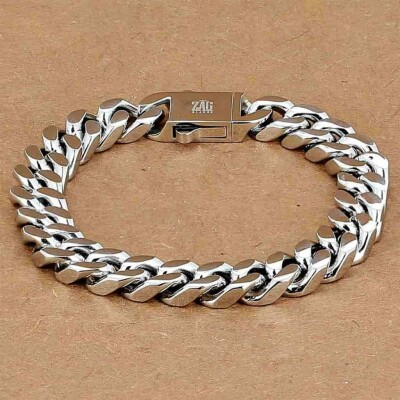 Bracelet Zag Jules en acier, 19cm