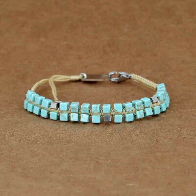 Bracelet Zag Noam en acier