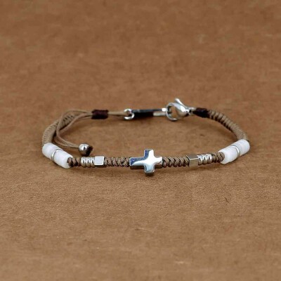 Bracelet Zag Slim en acier