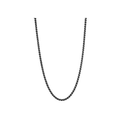 Collier Rochet COBRA 3.2mm maille serpent en acier vintage, taille 50cm