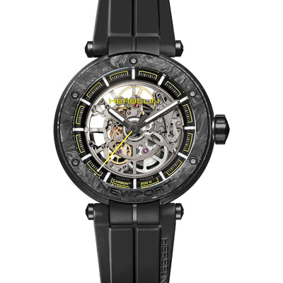 Montre HERBELIN Newport Carbone Titane Squelette Édition Limitée 1888SQCTN14CA
