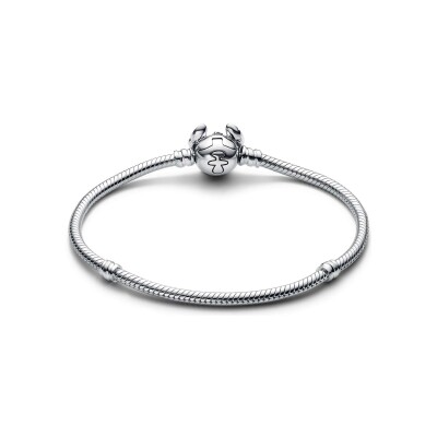 Bracelet Pandora Disney X Pandora Stitch en argent,19 cm