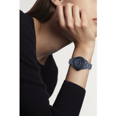CHANEL J12 Blue Caliber 12.2 watch, 33mm