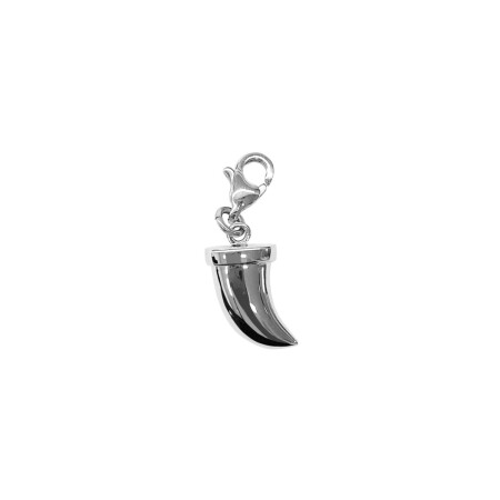 Pendentif Isabelle Barrier Corne en acier