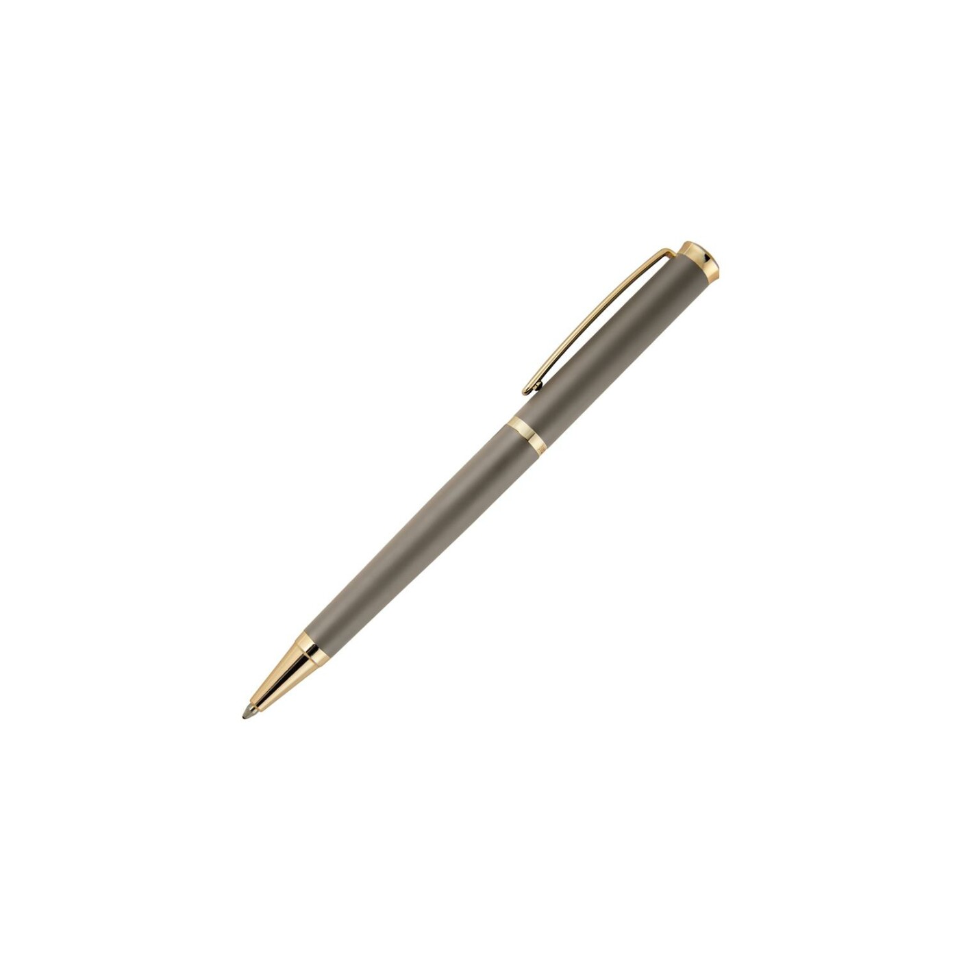 Stylo bille Boss marron, gris et or HSC3114H