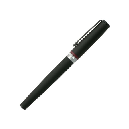 Stylo bille Boss argent, noir et rouge HSG8025A