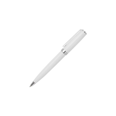 Stylo bille Boss argent et blanc HSN2544G