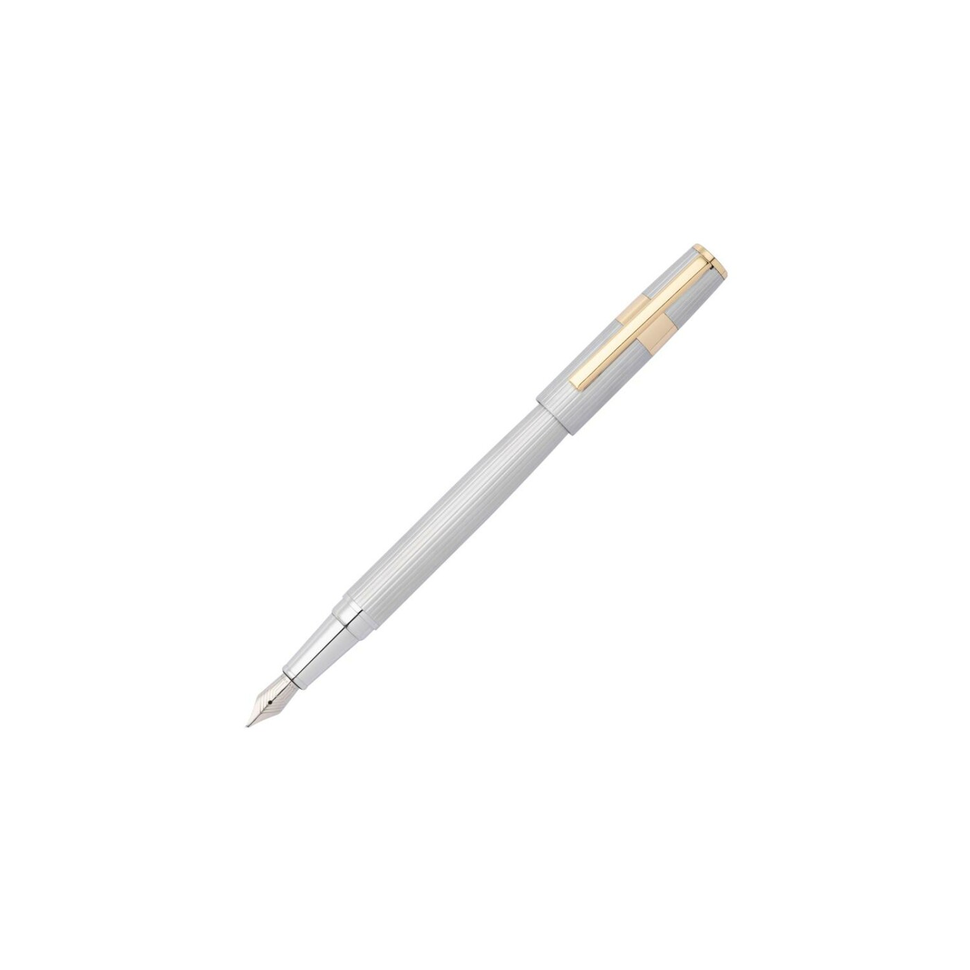 Stylo bille Boss argent et or HSV2852B