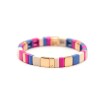 Bracelet Simone à Bordeaux Hubba en métal émaillé multicolore