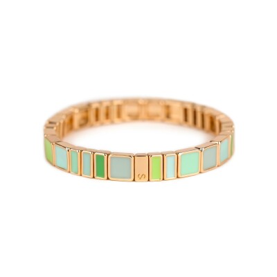 Bracelet Simone à Bordeaux Hubba Voyage en métal doré émaillé serti