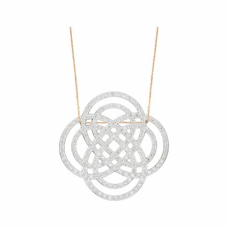 GINETTE NY PURITY DIAMONDS necklace, rose gold and diamonds