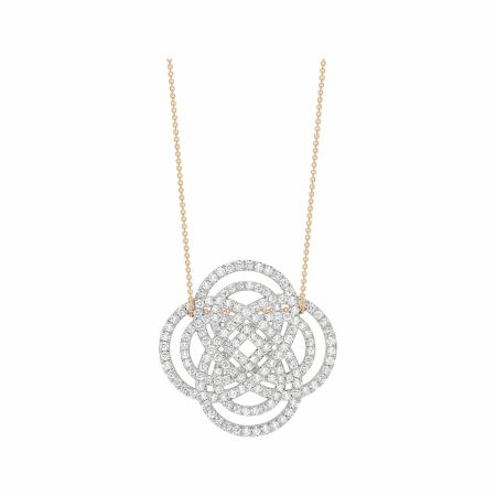 GINETTE NY PURITY DIAMONDS necklace, rose gold and diamonds