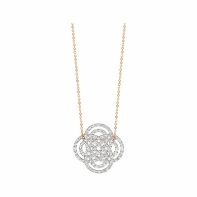 GINETTE NY PURITY DIAMONDS necklace, rose gold and diamonds