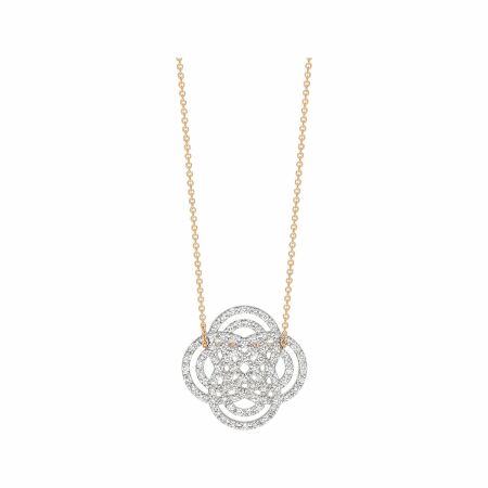 GINETTE NY PURITY DIAMONDS necklace, rose gold and diamonds