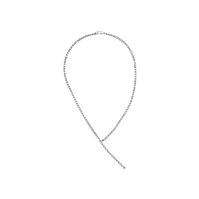 Collier Desmos Infinity en argent, 46 cm