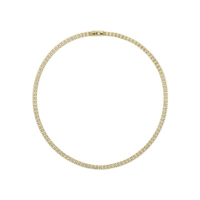 Collier Desmos Infinity en argent et argent doré, 46 cm