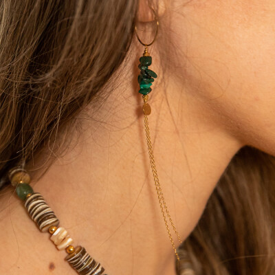 Les boucles d’oreilles dépareillées Rosekafé Inès