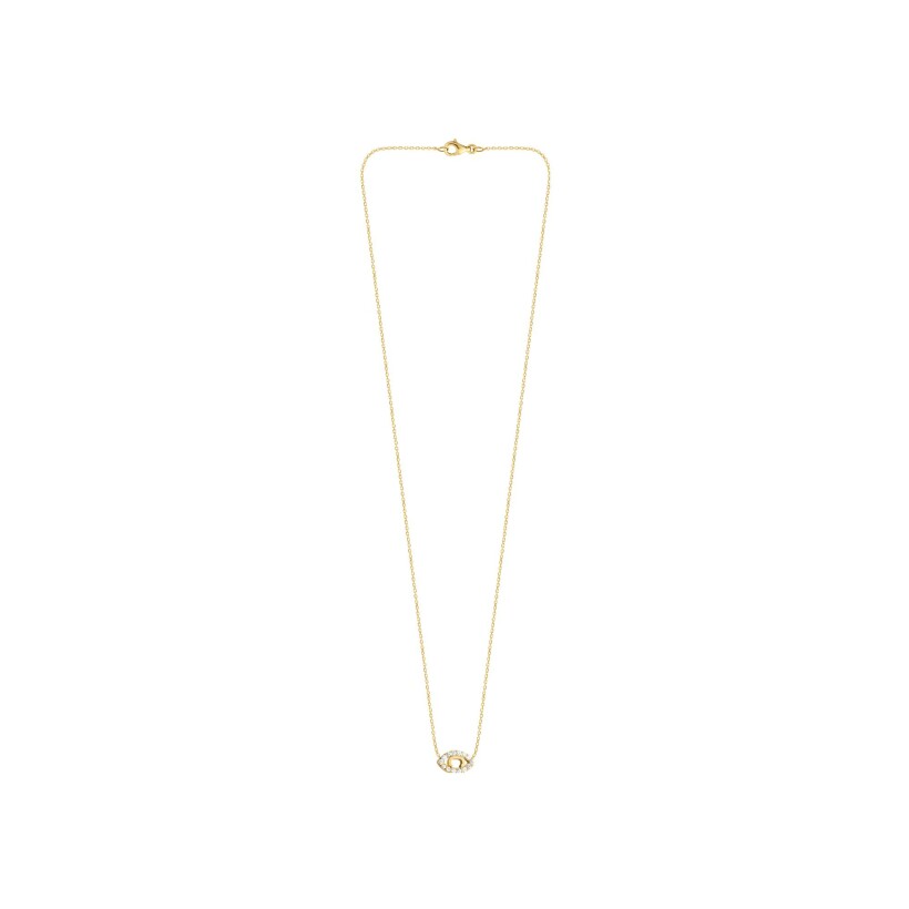 Collier Charlet Iris en or jaune et diamants