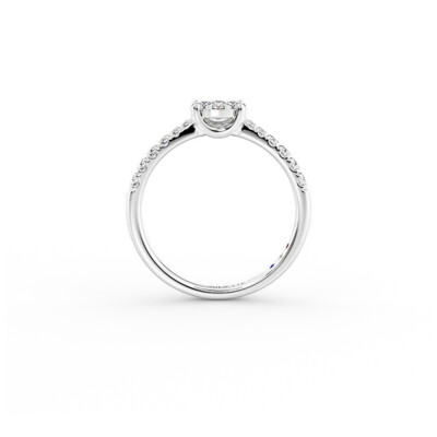 Bague Juliette Paris Juju en or blanc et diamants