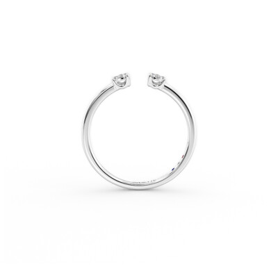 Bague Juliette Paris Juju en or blanc et diamants