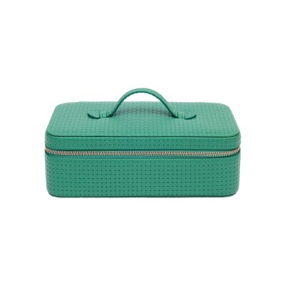 Rapport London Charlotte Jewellery Case- Green Poletto