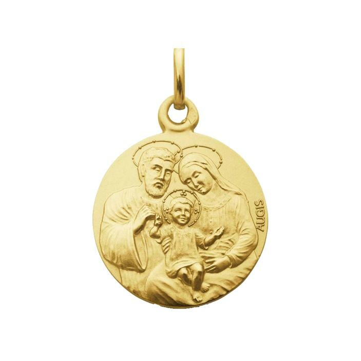 Médaille Augis Sainte Famille en or jaune