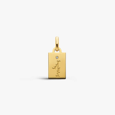 Pendentif Arthus Bertrand Capsule Vanrycke en or jaune et diamant