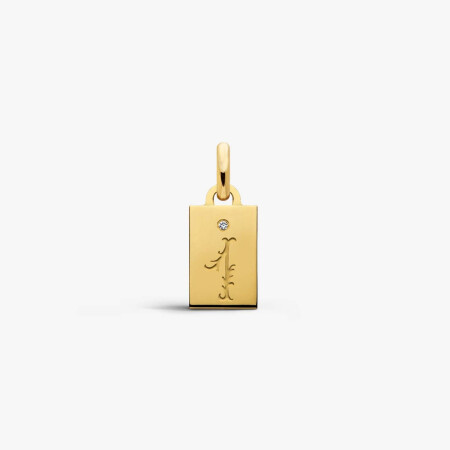 Pendentif Arthus Bertrand Capsule Vanrycke en or jaune et diamant