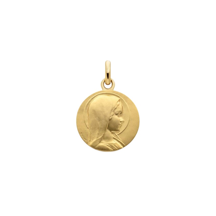 Arthus Bertrand Young Virgin Medal in sandblasted yellow gold
