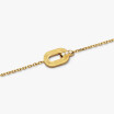 Bracelet Arthus Bertrand Ruban en or jaune polie et diamants