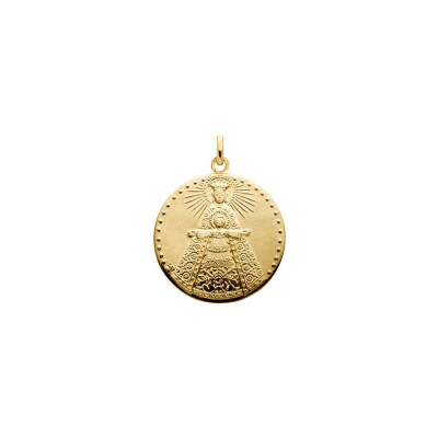 Médaille Arthus Bertrand Vierge 18mm en or jaune