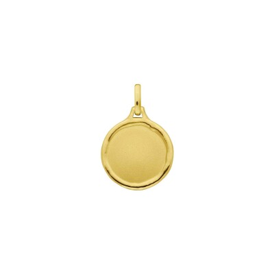 Médaille Augis cachet de cire en or jaune, 14mm