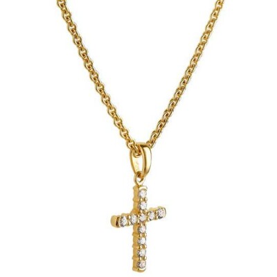 Croix Arthus Bertrand Croix en or jaune et diamant