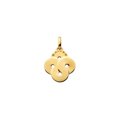 Pendentif Arthus Bertrand Enlacé en or jaune, 20 mm