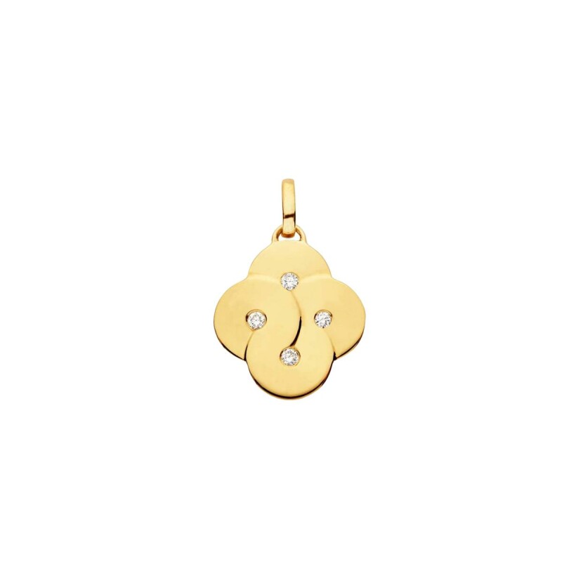 Pendentif Arthus Bertrand en or jaune et diamants