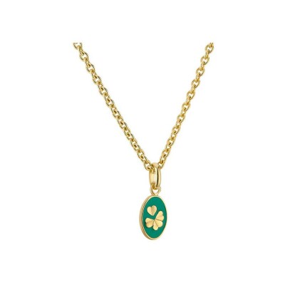 Médaille Arthus Bertrand Ma Mini Médaille Trèfle en or jaune, 10 mm